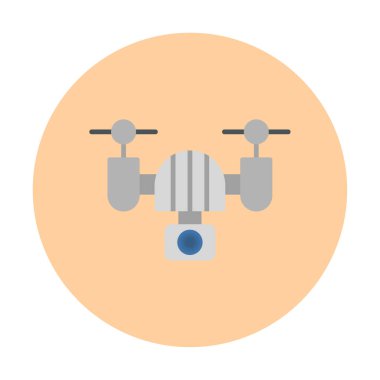 İHA simgesi, vektör illüstrasyonu  