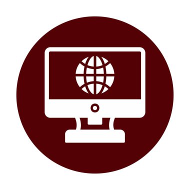 Internet bağlantısı simgesini vektör çizim