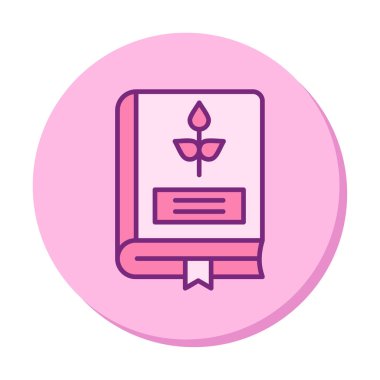 Tarım Kitabı. Web simgesi basit illüstrasyon 