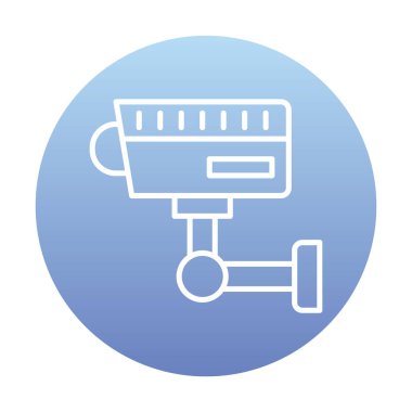 ccTV kamerasının vektör illüstrasyonu 