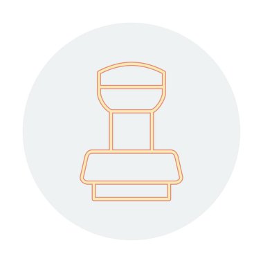 Dolu taslak biçiminde damgalama simgesi