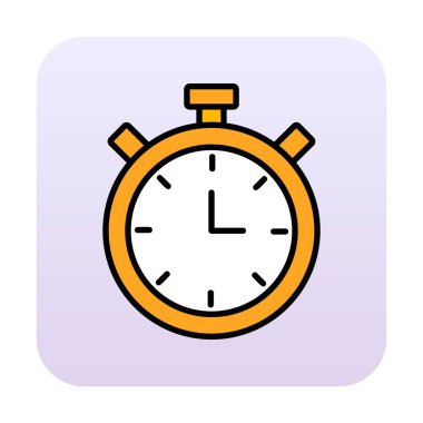 Kronometre basit vektör simgesi
