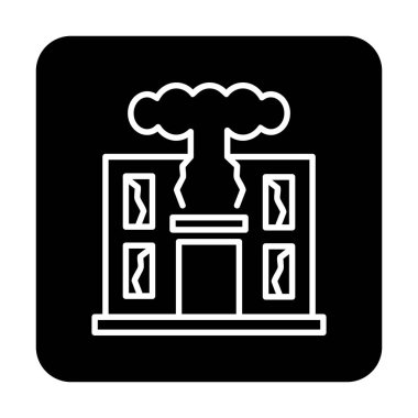 Savaş Yıkım konsepti vektör çizimi