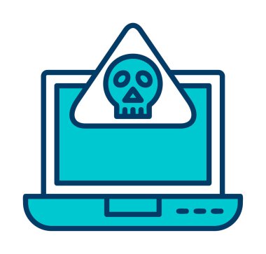 ölü dizüstü bilgisayar vektör çizimi tasarımı