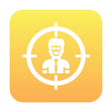 hedef simge, vektör illüstrasyonu basit tasarım