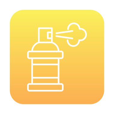 Boya spreyi simgesi, vektör illüstrasyonu 