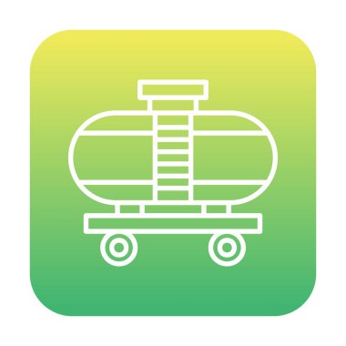 Tren, vagon nakliye ikonları. Kargo için lojistik resimler