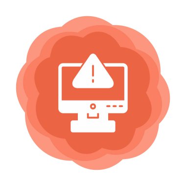 Hata imza simgesi vektör illüstrasyonu