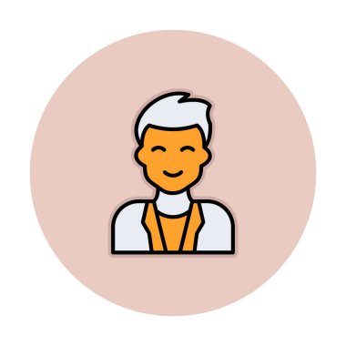 Doktor simgesinin vektör çizimi