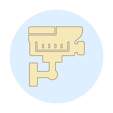 ccTV kamerasının vektör illüstrasyonu 