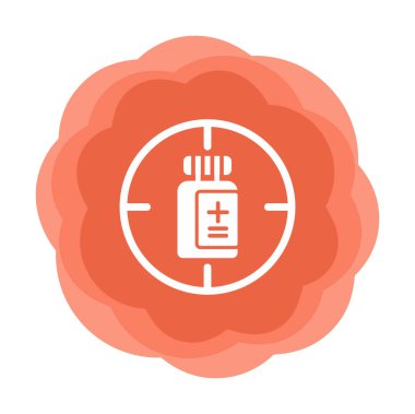 hedef simge, vektör illüstrasyonu basit tasarım