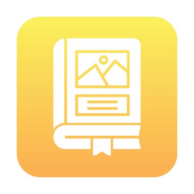 Fotoğraf Albümü vektör simgesi modern vektör illüstrasyonu