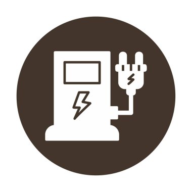 İstasyon simgesi tasarımı, vektör illüstrasyonu yükleniyor