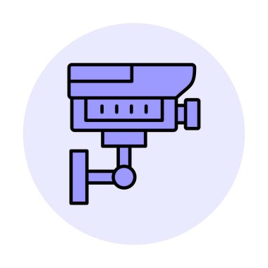 ccTV kamerasının vektör illüstrasyonu 