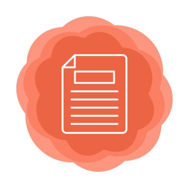 Seo Rapor. dosya belgesi izole edilmiş simge vektör illüstrasyon tasarımı                    