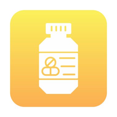 Hapları şişe simge vektör çizim   