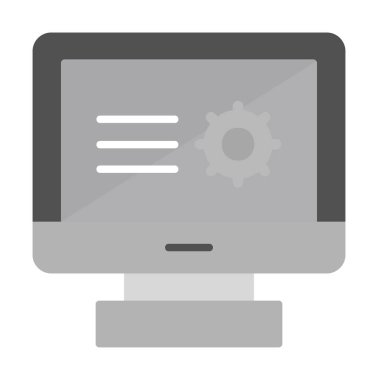 grafik, araştırma simgesi, vektör illüstrasyon tasarımı ile bilgisayar monitörü