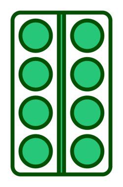 Modern İlaç simgesinin vektör illüstrasyonu                           