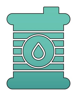 Fıçı ikonu. Vektör İllüstrasyonu