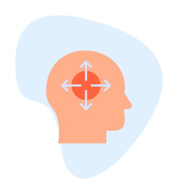 Karar satırı ikon vektör çizimi  