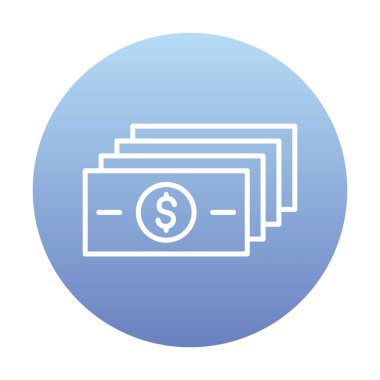 para düz simgesi, vektör illüstrasyonu