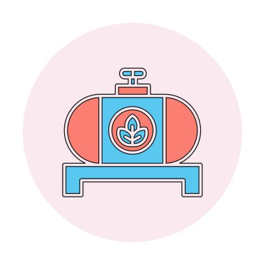 yakıt tankı ikonu vektör illüstrasyonu