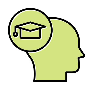 Simge, vektör illüstrasyon tasarımı öğreniliyor                  