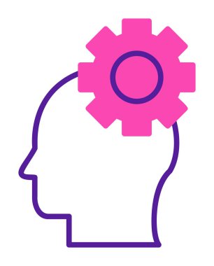 Yaratıcı süreç simgesi, vektör illüstrasyonu                       