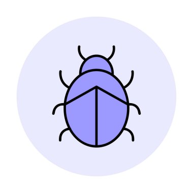  Basit Uğurböceği vektör çizimi