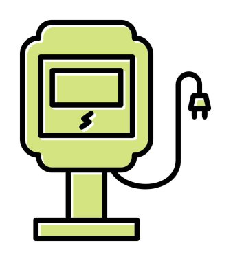 İstasyon simgesi tasarımı, vektör illüstrasyonu yükleniyor