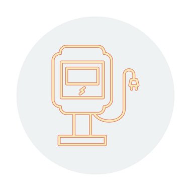 İstasyon simgesi tasarımı, vektör illüstrasyonu yükleniyor