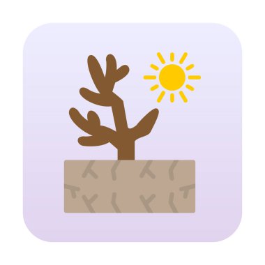 Mercan simgesi vektör illüstrasyonu