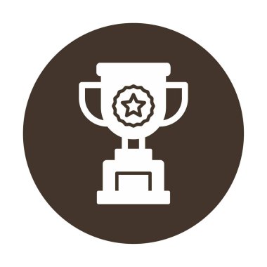 kupa simgesi, vektör çizimi