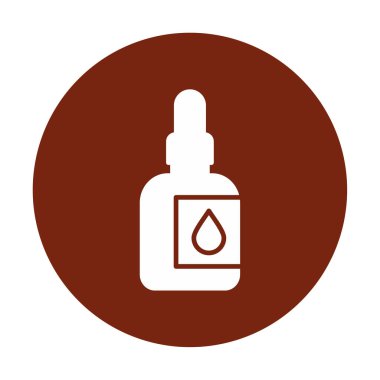 Ağız Aşısı Web simgesi, vektör illüstrasyonu