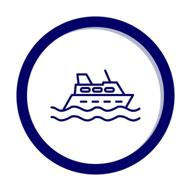 Gezinti. Web simgesi basit illüstrasyon 