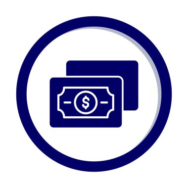 para düz simgesi, vektör illüstrasyonu