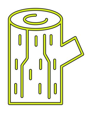 tahta günlük simgesi, vektör illüstrasyonu 