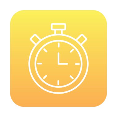 Kronometre basit vektör simgesi