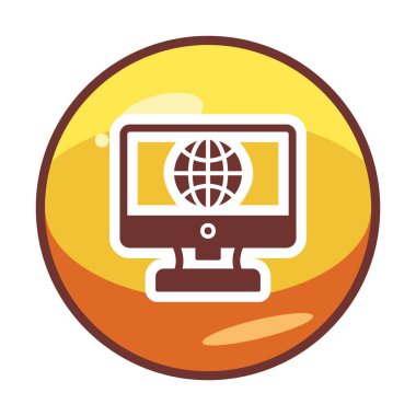 Internet bağlantısı simgesini vektör çizim