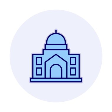 Cami bina simgesini, vektör çizim  