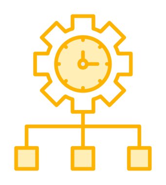 vector illustration of Time Management modern icon                       