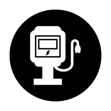 İstasyon simgesi tasarımı, vektör illüstrasyonu yükleniyor