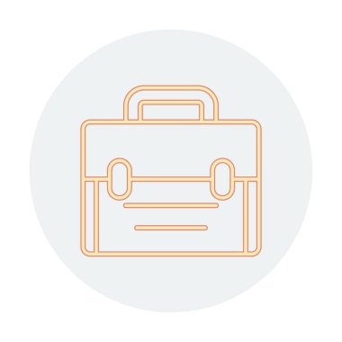 düz çanta vektör illüstrasyon tasarımı