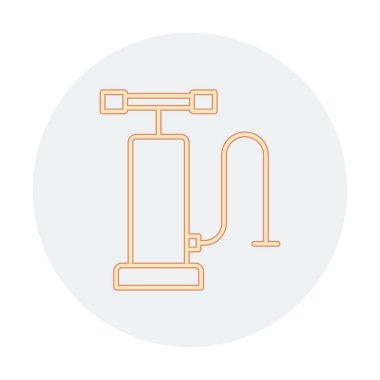 Hava Pompası ağ ikonu vektör illüstrasyonu