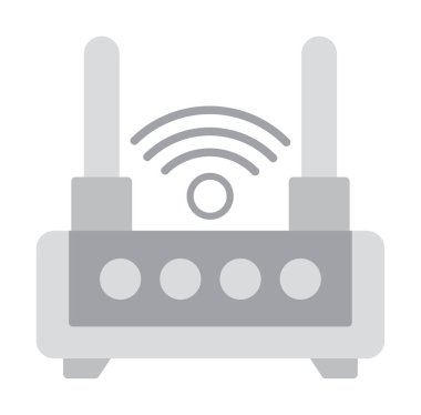  Wi-fi yönlendirici vektör illüstrasyonu