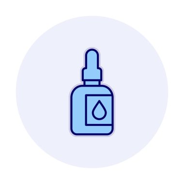 Ağız Aşısı Web simgesi, vektör illüstrasyonu