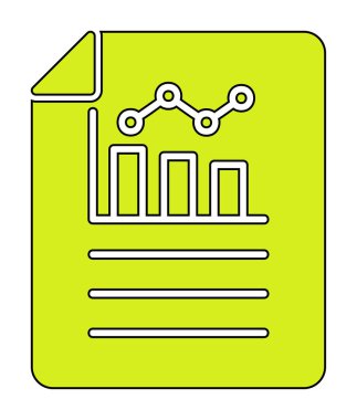 çubuk çizelgesi vektör illüstrasyonu