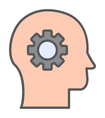 yaratıcı vektör düz renk simgesi 