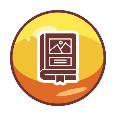 Fotoğraf Albümü vektör simgesi modern vektör illüstrasyonu