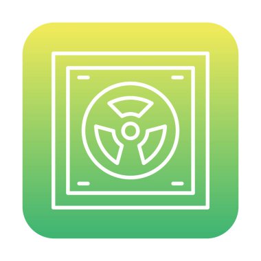 Radyoaktif simge, vektör illüstrasyonu